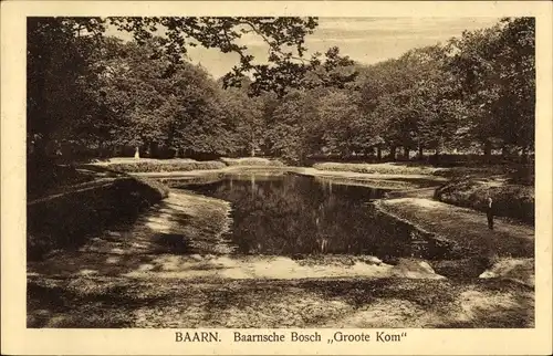 Ak Baarn Utrecht Niederlande, Baarnsche Bosch Groote Kom