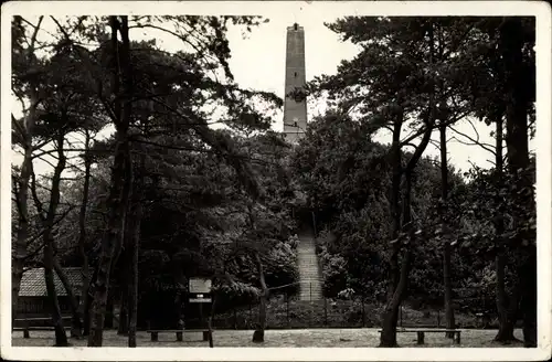 Ak Austerlitz Zeist Utrecht Niederlande, De Pyramide, Gedenkteken van Napoleon