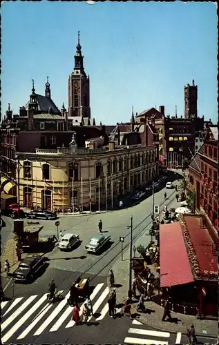 Ak 's Gravenhage Den Haag Südholland, Groenmarkt, Sankt Jacobs-Kirche