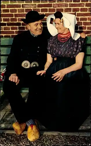 Ak Zeeland Niederlande, Seeländische Kleidertracht