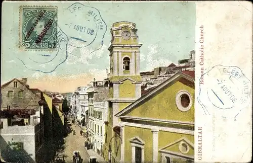 Ak Gibraltar, römisch-katholische Kirche