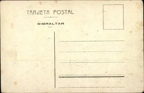 Ak Gibraltar, der Hafen, Eingang zum Hafen