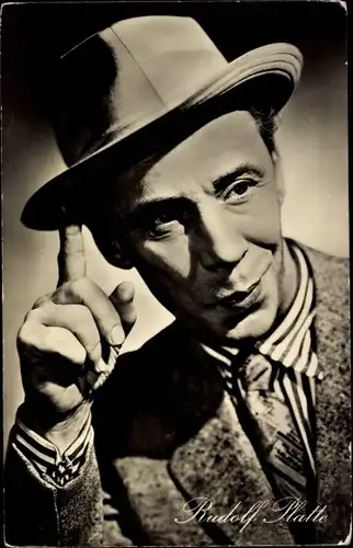 Ak Schauspieler Rudolf Platte, Portrait, Die tolle Lola
