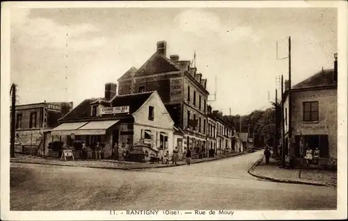 Ak Rantigny-Oise, Rue de Mouy