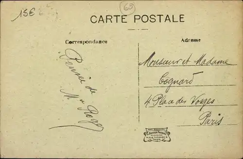 Ak Pont Sainte-Maxence-Oise, Stadtstraße