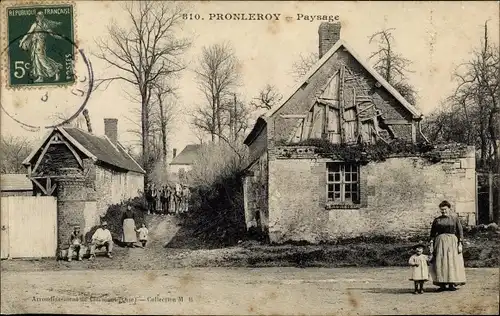 Ak Pronleroy-Oise, Landschaft