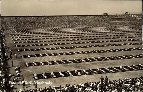 Ak Praha Prag Tschechien, IX. Slet Vsesokolsky 1932, Turnfest