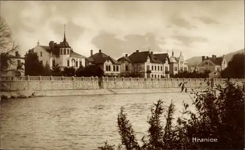 Ak Hranice na Moravě Mährisch Weißkirchen Region Olmütz, Teilansicht