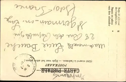 Ak Antwerpen Antwerpen Flandern, Umschlag