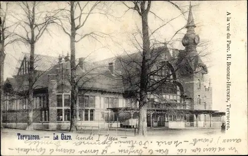 Ak Tervuren Tervueren Flämisch-Brabant-Flandern, La Gare
