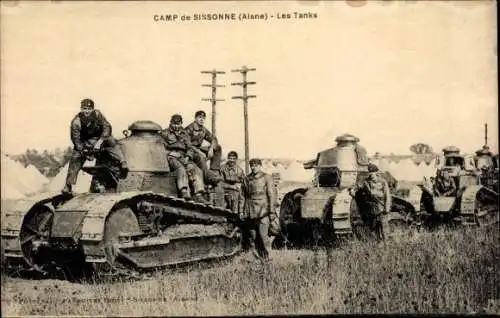 Ak Sissonne Aisne, Camp de Sissonne