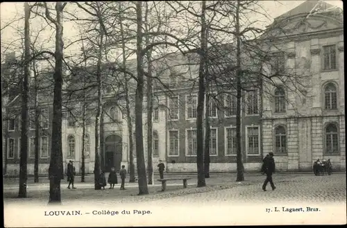Ak Louvain Leuven Flämisch Brabant, College du Pape