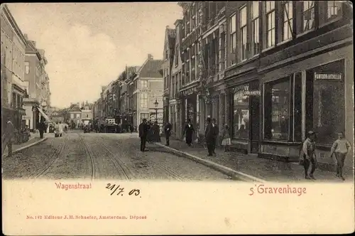 Ak 's Gravenhage Den Haag Südholland, Wagenstraat