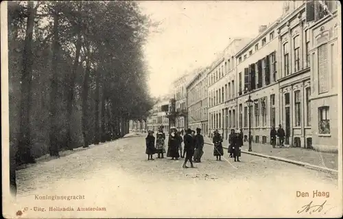 Ak Den Haag Südholland Niederlande, Koninginnegracht