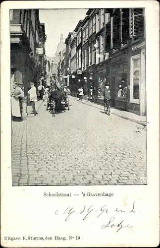 Ak 's Gravenhage Den Haag Südholland, Schoolstraat