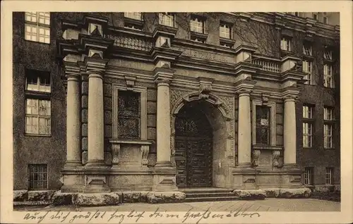 Ak Berlin Köpenick Oberschöneweide, Humboldtschule, Realgymnasium mit Realschule