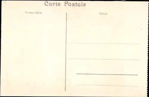 Ak Langemarck Langemark Poelkapelle Westflandern, Kirche, Straßenpartie