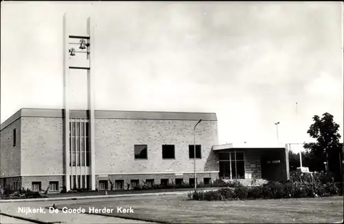 Ak Nijkerk Gelderland, de Goede Herder Kerk