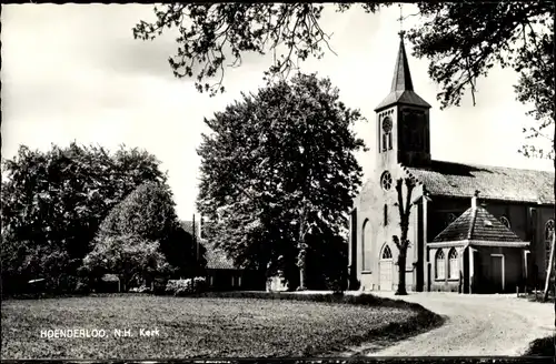 Ak Hoenderloo Gelderland, Ned. Herv. Kerk