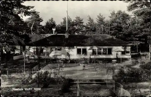 Ak Beekbergen Gelderland, Theehuis Mary Rose, Bungalow-Vakantieoord, Lage Bergweg 39