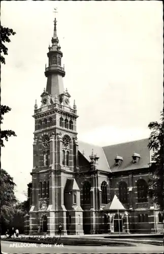 Ak Apeldoorn Gelderland, Grote Kerk