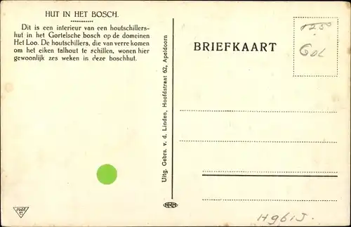 Ak Apeldoorn Gelderland, Paleis Het Loo, Huit in het Bosch