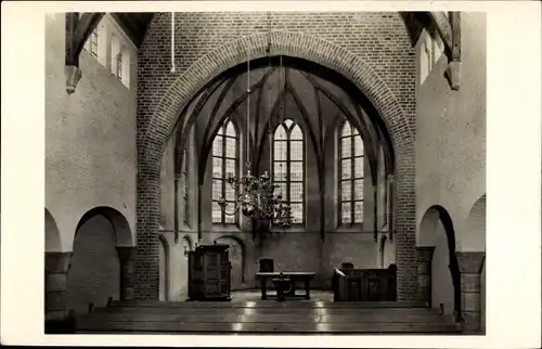 Ak Hees Nijmegen Gelderland, Interieur Petrus Kerk der Ned. Herv. Gem.