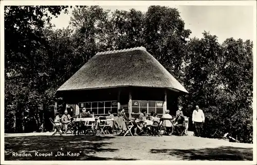 Ak Rheden Gelderland, Koepel De Kaap, Außenterrasse