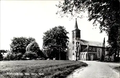 Ak Hoenderloo Gelderland, Ned. Herv. Kerk