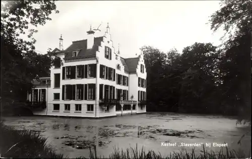 Ak Staverden Gelderland Niederlande, Kasteel Staverden