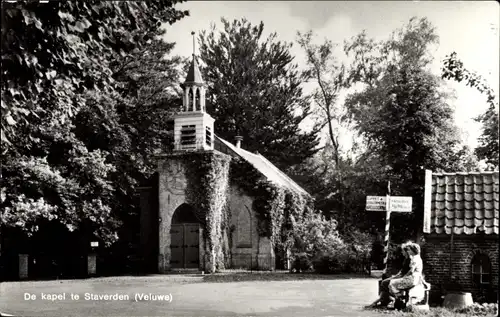 Ak Staverden Gelderland Niederlande, De Kapel