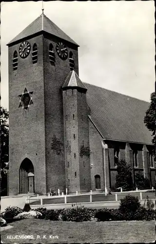 Ak Keijenborg Gelderland Niederlande, R. K. Kerk