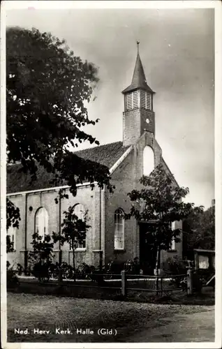 Ak Halle Gelderland, Ned. Herv. Kerk