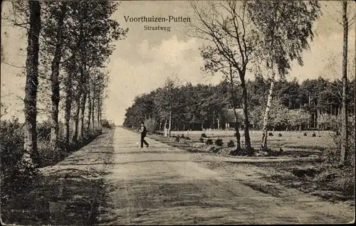 Ak Putten Gelderland, Straatweg