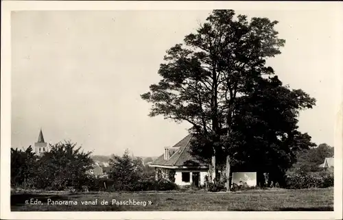 Ak Ede Gelderland Niederlande, Panorama vanaf de Paaschberg