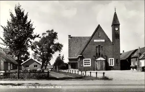 Ak Oldebroek Gelderland, Vrije Evangelische Kerk