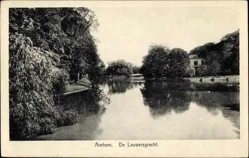 Ak Arnhem Gelderland Niederlande, De Lauwersgracht