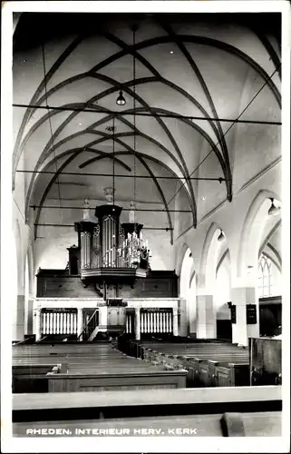 Ak Rheden Gelderland, Interieur Herv. Kerk, Orgel