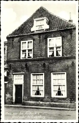 Ak Culemborg Gelderland, Huis van Jan Riebeeck's Grootvader