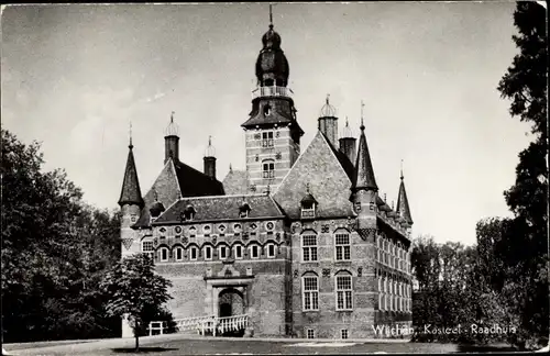 Ak Wijchen Gelderland, Kasteel, Raadhuis