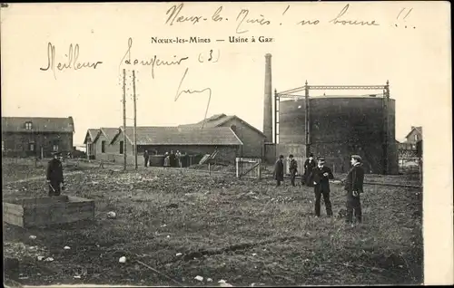 Ak Nœux Noeux les Mines Pas de Calais, Usine a Gaz