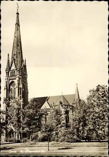 Ak Gera in Thüringen, St. Johanniskirche