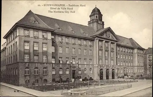 Ak Ludwigshafen am Rhein, Stadthaus Nord