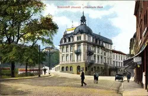 Ak Neustadt an der Haardt Neustadt an der Weinstraße, Rheinische Bank