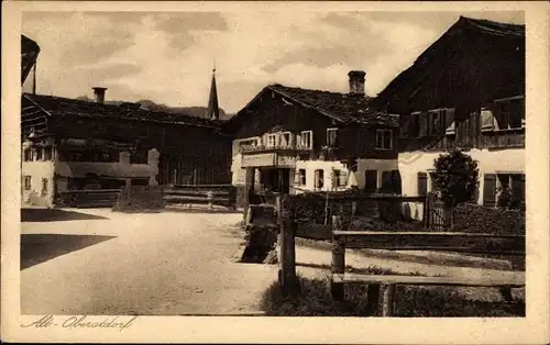 Ak Oberstdorf im Oberallgäu, Motiv in der Ost-Straße