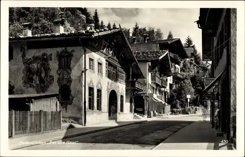 Ak Garmisch Partenkirchen in Oberbayern, Das alte Haus