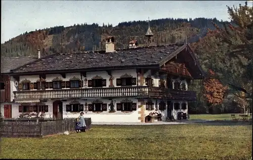 Ak Schliersee in Oberbayern, Wohnhaus