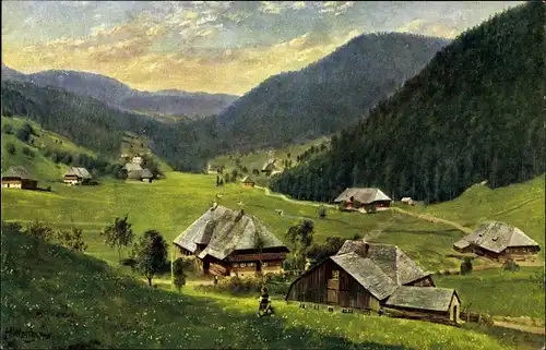 Künstler Ak Hoffmann, H., Todtmoos im Hochschwarzwald, Schwarzwaldserie III Blatt 8