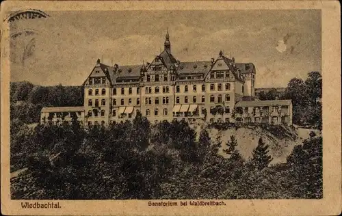 Ak Waldbreitbach an der Wied, Wiedbachtal, Sanatorium bei Waldbreitbach