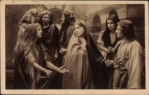 Ak Oberammergau in Oberbayern, Passionsspiele, Die klagenden Frauen